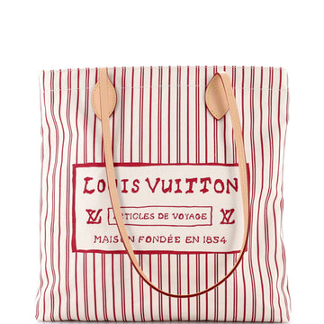 Louis Vuitton Carry It Tote Limited Edition Grace Coddington Catogram Cotton Canvas