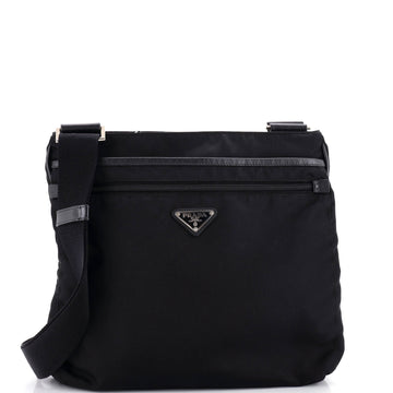 Prada Front Pocket Messenger Bag Tessuto Medium