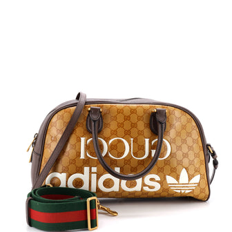 Gucci x adidas Duffle Bag GG Coated Canvas Medium