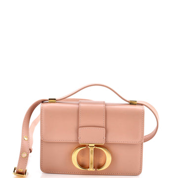 Christian Dior 30 Montaigne Flap Bag Leather Micro