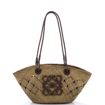 Loewe Anagram Basket Tote Raffia Small
