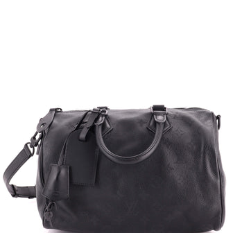 Louis Vuitton Speedy P9 Bandouliere Bag Monogram Leather 30