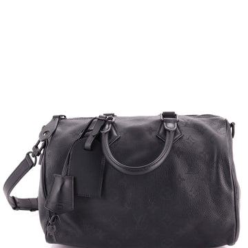 Louis Vuitton Speedy P9 Bandouliere Bag Monogram Leather 30