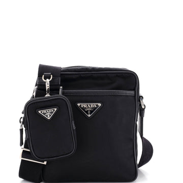 Prada Re-Edition Front Pocket Messenger Bag Tessuto Small