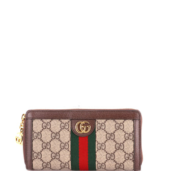 Gucci Ophidia Zip Around Wallet GG Coated Canvas