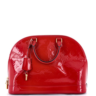 Louis Vuitton Alma Handbag Monogram Vernis GM