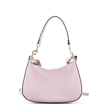 Valentino Garavani Rockstud Zip Hobo Bag Leather Small