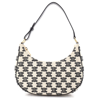 Celine Ava Bag Triomphe Canvas Small