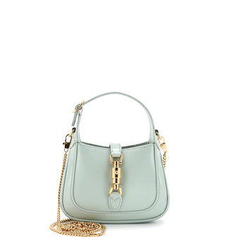 Gucci Jackie 1961 Chain Hobo Leather Super Mini