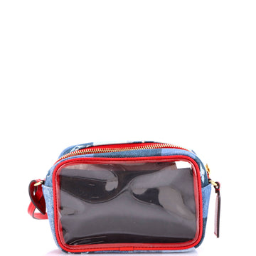 Louis Vuitton Beach Pouch Damier and Monogram Patchwork Denim