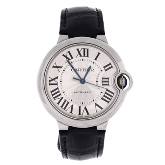Cartier Ballon Bleu de Cartier Automatic Watch Stainless Steel and Alligator 36