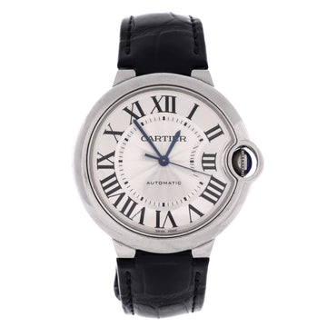 Cartier Ballon Bleu de Cartier Automatic Watch Stainless Steel and Alligator 36