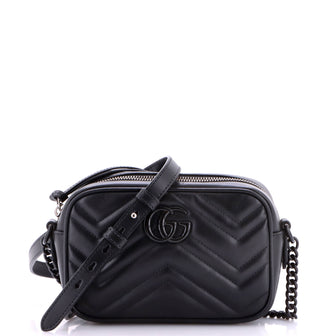 Gucci GG Marmont Shoulder Bag Matelasse Leather Mini
