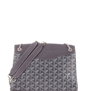 Goyard Structured Rouette Chain Shoulder Bag Coated Canvas PM