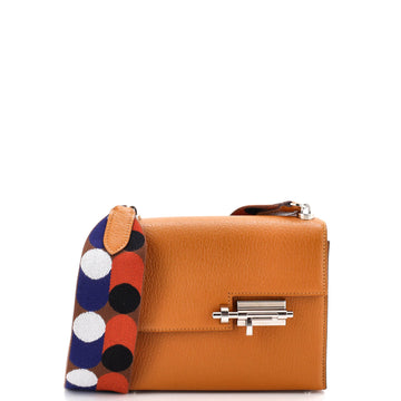 Hermes Verrou Bag Chevre Mysore and Canvas Mini