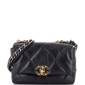 Chanel 19 Flap Bag Quilted Leather Medium