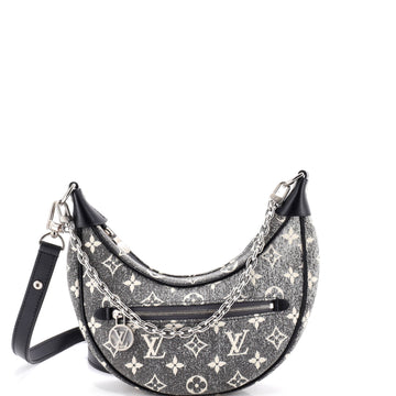 Louis Vuitton Loop Handbag Monogram Jacquard Denim