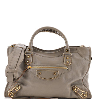 Balenciaga City Classic Metallic Edge Bag Leather Medium