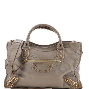 Balenciaga City Classic Metallic Edge Bag Leather Medium