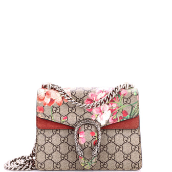 Gucci Dionysus Bag Blooms Print GG Coated Canvas Mini