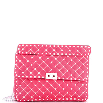 Valentino Garavani Free Rockstud Spike Flap Bag Quilted Leather Large