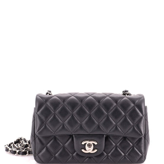 Chanel Classic Single Flap Bag Quilted Lambskin Mini