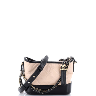 Chanel Gabrielle Hobo Quilted Aged Calfskin Small