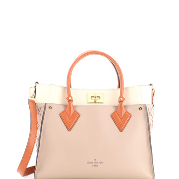 Louis Vuitton On My Side Tote Monogram Tuffetage Leather MM