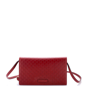 Gucci Wallet on Strap Microguccissima Leather