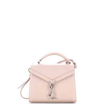 Saint Laurent Cassandra Top Handle Bag Leather Mini