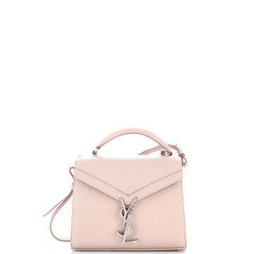 Saint Laurent Cassandra Top Handle Bag Leather Mini