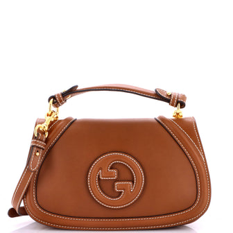 Gucci Blondie NM Top Handle Bag Leather Medium