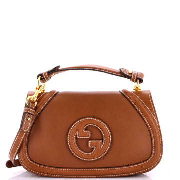 Gucci Blondie NM Top Handle Bag Leather Medium