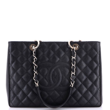 Chanel Grand Shopping Tote Quilted Caviar
