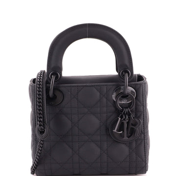 Christian Dior Ultra Matte Lady Dior Chain Bag Cannage Quilt Calfskin Mini