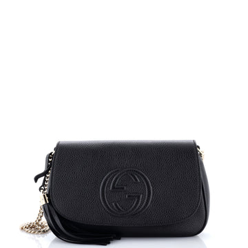 Gucci Soho Chain Crossbody Bag Leather Medium