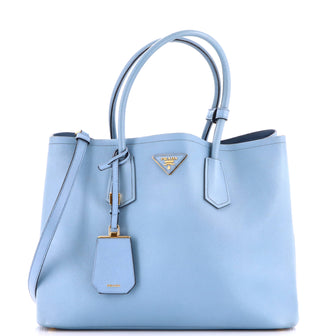 Prada Cuir Double Tote Saffiano Leather Medium