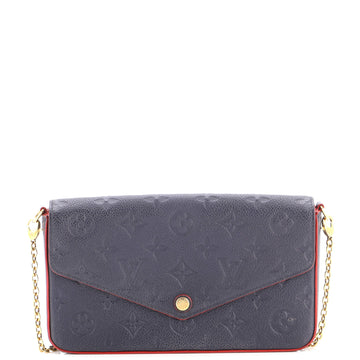 Louis Vuitton Felicie Pochette Monogram Empreinte Leather