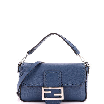 Fendi Selleria Baguette NM Bag Leather Mini