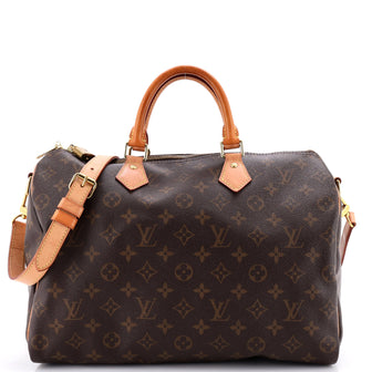 Louis Vuitton Speedy Bandouliere Bag Monogram Canvas 35