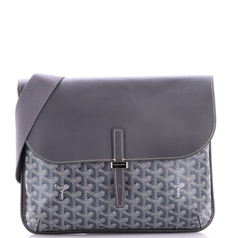 Goyard Coursier Messenger Bag Coated Canvas and Leather