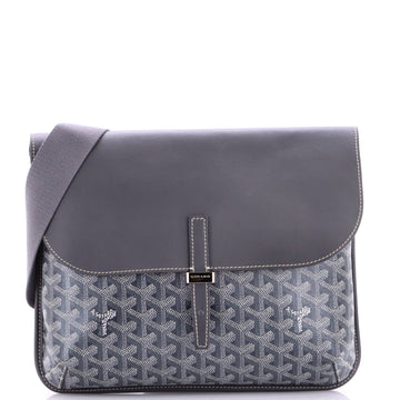 Goyard Coursier Messenger Bag Coated Canvas and Leather