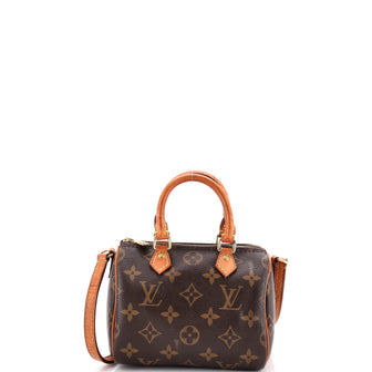 Louis Vuitton Speedy Bandouliere Bag Monogram Canvas Nano