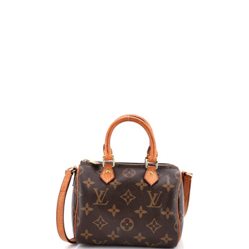 Louis Vuitton Speedy Bandouliere Bag Monogram Canvas Nano