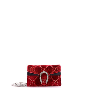 Gucci Dionysus Bag GG Velvet Super Mini