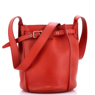 Celine Long Strap Big Bag Bucket Leather