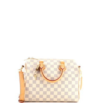 Louis Vuitton Speedy Bandouliere Bag Damier 25