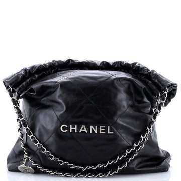 Chanel 22 Chain Hobo Quilted Calfskin Large