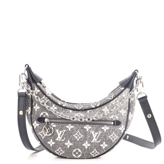 Louis Vuitton Loop Handbag Monogram Jacquard Denim