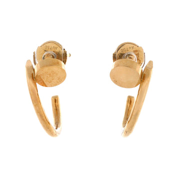 Cartier Juste un Clou Hoop Earrings 18K Yellow Gold Small